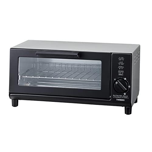 TWINBIRD(ツインバード) オーブントースター 2枚焼き 一人暮らし 15分タイマー コンパク...