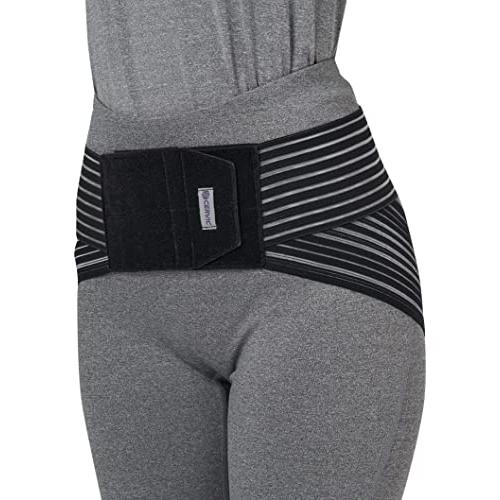 セルヴァン しっかり歩けるウォーキング骨盤ベルト ブラック M-L