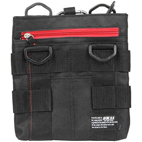 SK11(エスケー11) シザーケース LL 幅200×高さ220×奥行30mm 大容量サイズ ジッ...