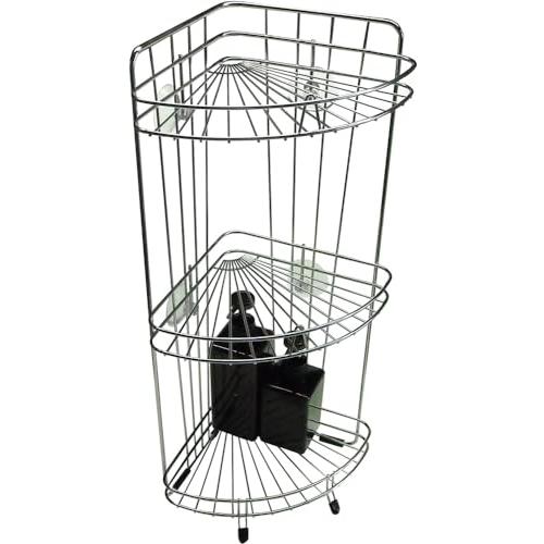 大木 ステンレス 三角コーナー 3段