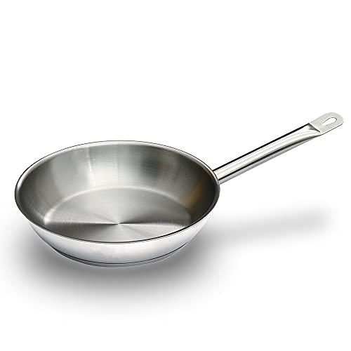 KIPROSTAR 業務用ステンレスフライパン 26cm IH対応 底面3層構造 キプロスター 食洗...