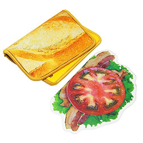 ブックカバー (BLT) 本 カバー 文庫本 パン ベーコン レタス トマト おもしろ