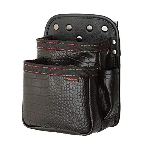 タジマ セフシステム 着脱式腰袋 クロコ 2段小 高強度でしなやかな高耐久合成皮革 SFKBG-2S...