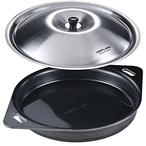 [ユニフレーム] ラウンド鉄板＆リッド 683286