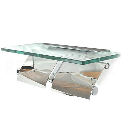 KAWAJUN カワジュン ペーパーホルダー（紙巻器） ガラス棚付ダブルペーパーホルダー SC-27...