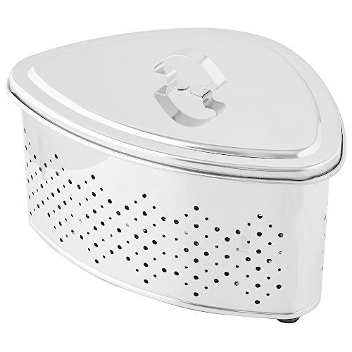 タケコシ 三角コーナー 蓋付 抗菌ステンレス CK-114S