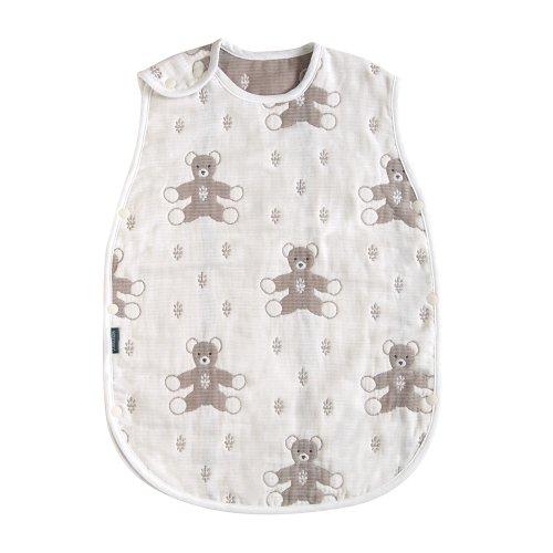 10mois(ディモワ) - SOULEIADO ふくふくガーゼ(6重ガーゼ) ベビースリーパー コ...