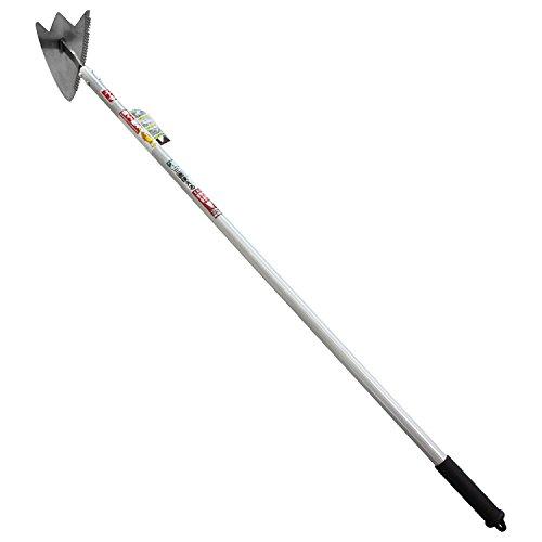 千吉(Senkichi) アルミ柄マルチ三角ホー ステンレスヘッド 柄長1200mm 刃長230mm...