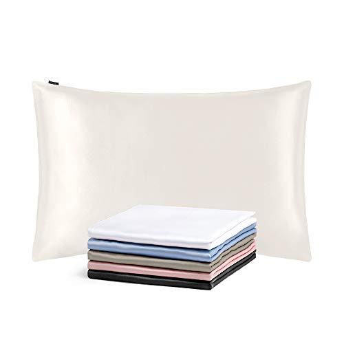 LILYSILK シルク枕カバー ピローケース 【50x70cm】 アイボリー 【1枚】 25匁/ ...