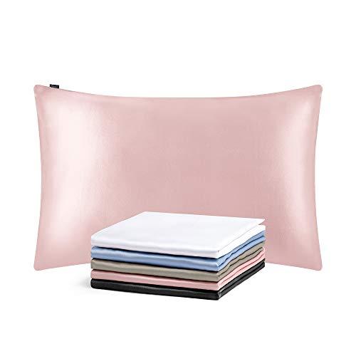 LilySilk(リリーシルク)最高25匁 シルク枕カバー ピローケース 1枚 両面タイプ 美肌 美...