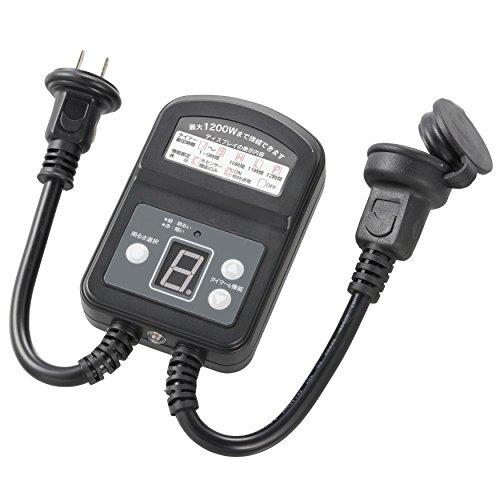 オーム電機 光センサータイマー防雨形コンセントS-OCDSTM12A-02