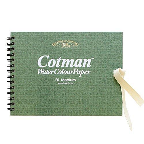 ウィンザー&amp;ニュートン コットマン スケッチブック 中目 F0 180x140mm (18枚)