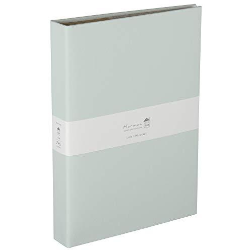 ナカバヤシ Harmaa（ハルマー） 無線綴ポケットアルバム L判3段 A-HR3P-101-B ミ...