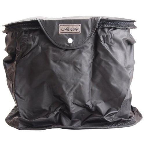 MARUTO(マルト) 大久保製作所 2段式前カゴカバー ファスナー付き BC-1850 BK