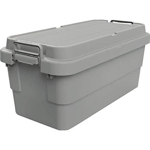 TRUSCO(トラスコ) トランクカーゴ 収納ボックス フラット天板仕様 70L グレー GYCF-...