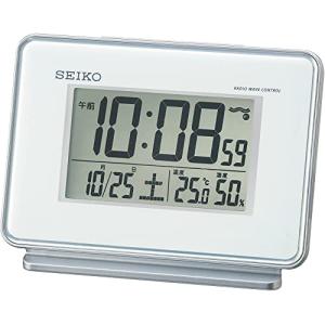 セイコークロック(Seiko Clock) セイコー クロック 目覚まし時計 電波 デジタル 2チャンネル アラーム カレンダー 温度 湿度 表
