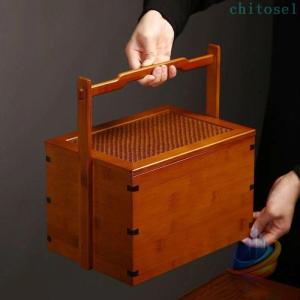 重箱 2段 木製 弁当箱 天然木 ナチュラル ...の詳細画像3
