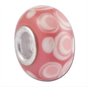 バブルルルビーズ（Bauble LuLu beads） Pink Circles、パンドラ（Pandora）、トロールビーズ（Trollbeads）等幾通りものカスタマイズ可能！｜polkadot