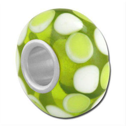 バブルルルビーズ（Bauble LuLu beads） Green Dot Road、パンドラ（Pa...