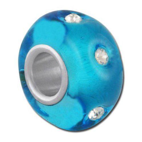 バブルルルビーズ（Bauble LuLu beads） Rhine Aqua、パンドラ（Pandor...