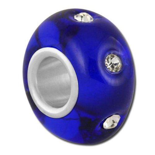 バブルルルビーズ（Bauble LuLu beads） Rhine Cobalt、パンドラ（Pand...