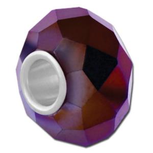 バブルルルビーズ（Bauble LuLu beads） Metallic Purple、パンドラ（Pandora）、トロールビーズ（Trollbeads）等幾通りものカスタマイズ可能！｜polkadot