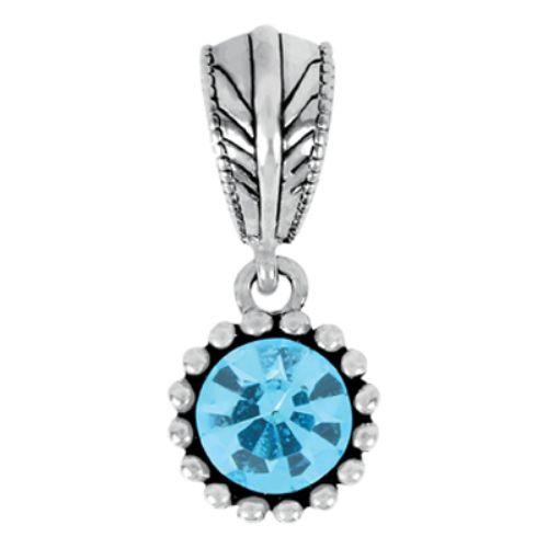 バブルルルビーズ（Bauble LuLu beads）March Gem Drop、パンドラ（Pan...