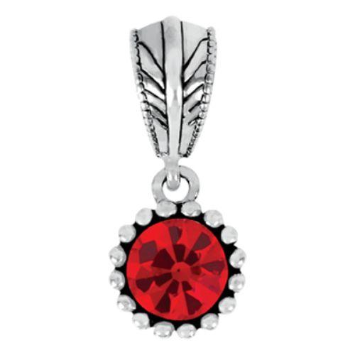 バブルルルビーズ（Bauble LuLu beads）July Gem Drop、パンドラ（Pand...