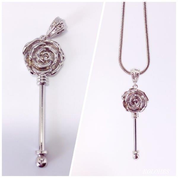 バブルルルビーズ（Bauble LuLu beads） Rose Pendant、パンドラ（Pand...