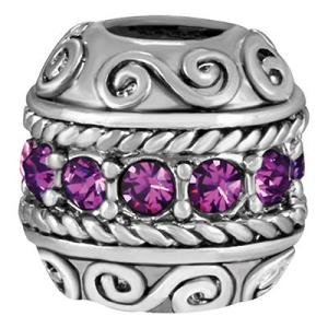 バブルルルビーズ（Bauble LuLu beads）  Florentine Barrel - F...