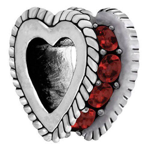 バブルルルビーズ（Bauble LuLu beads）January Open Heart、パンドラ...