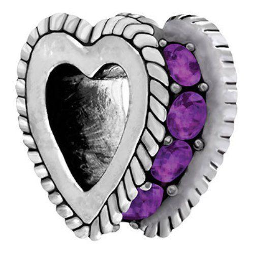 バブルルルビーズ（Bauble LuLu beads）February Open Heart、パンド...