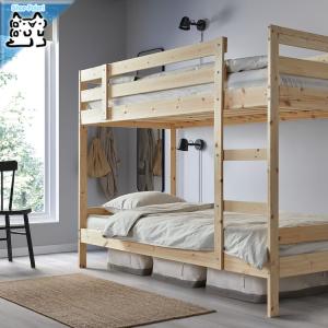 イケア IKEA - VITVAL -ヴィトヴァル- ロフトベッドフレーム ホワイト