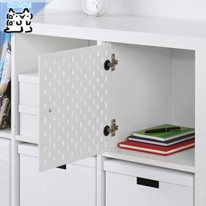 IKEA Original KALLAX -カラックス- インサート 有孔ボード付き ホワイト 33x33 cm｜polori