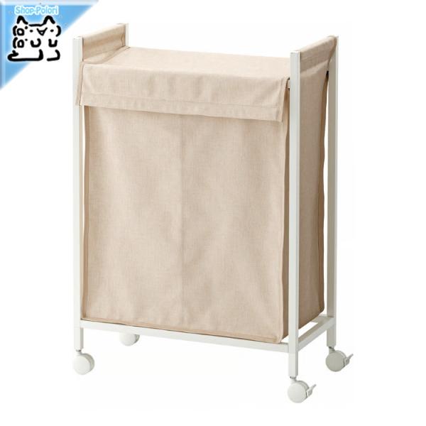 IKEA - イケア - ENHET -エーンヘート- ランドリーバッグ キャスター付き ホワイト ...