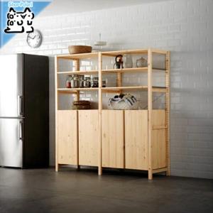 【IKEA Original】IVAR 収納 棚 キャビネット パイン材 80x50x83 cm｜polori
