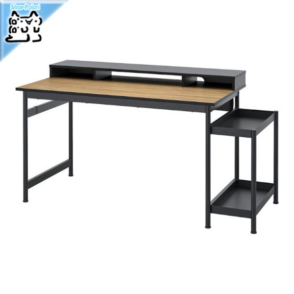 【 IKEA - イケア -】MULLSJO -ムルショー- デスク オーク材突き板 135x70 ...