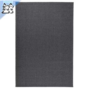 IKEA Original MORUM -モールム- ラグ 平織り室内/屋外用 ダークグレー 160x230 cm 絨毯 カーペット｜polori