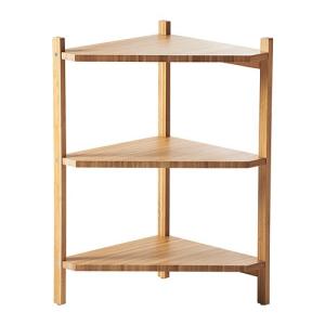 IKEA Original RAGRUND 洗面台用 コーナー シェルフ ユニット 隙間収納 竹 34x60 cm｜polori