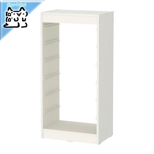 【IKEA Original】TROFAST-トロファスト- 組み合わせ収納フレーム ホワイト 46...