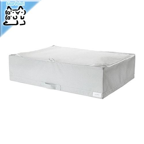 【IKEA Original】STUK ストゥーク 収納ケース ボックス 仕切り付き ホワイト/グレ...