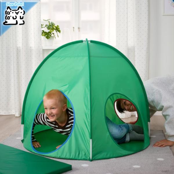 IKEA - イケア - DVARGMAS -ドヴェリグモース- 子ども用テント グリーン 98x8...