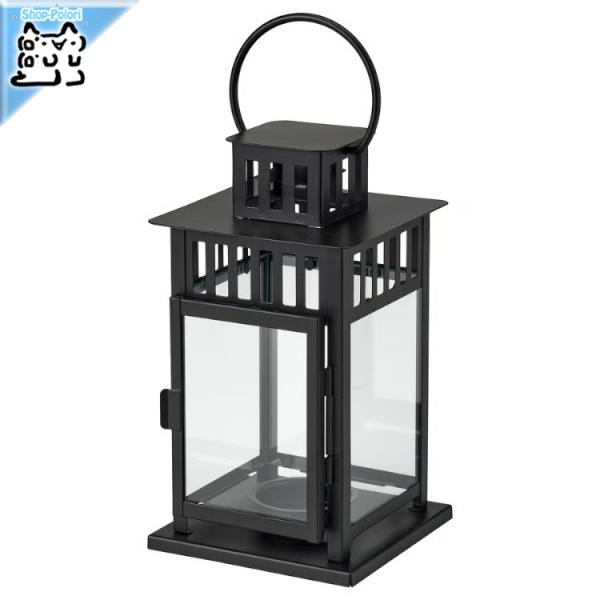 IKEA - イケア - BORRBY -ボッルビー- ブロックキャンドル用ランタン  室内/屋外用...
