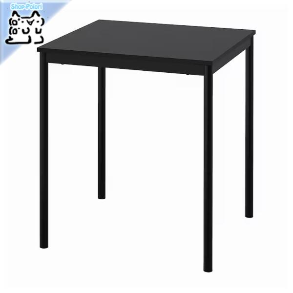 IKEA Original SANDSBERG -サンドスベリ- テーブル ブラック 67x67 c...