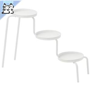 IKEA ホワイト木製フラワーベーススタンド イケア IKEA /イケア フラワーベーススタンド プランター