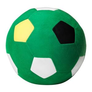イケア（IKEA） ソフトトイ ぬいぐるみ サッカーボール グリーン 緑