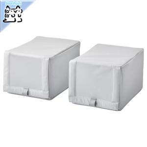 イケア（IKEA） メッシュバスケット かご ホワイト 白 60x40x15cm