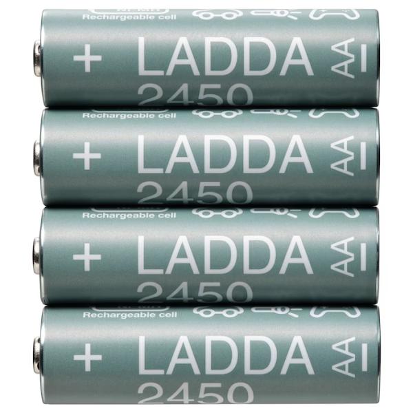 IKEA Original LADDA -ラッダ- 充電式電池  HR06 AA (単3形) 1.2...