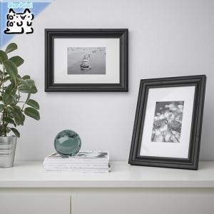 【新品未使用】IKEA KNOPPANG 2点セット ブラックフォトフレーム イケア（IKEA） IKEA - - KNOPPANG -クノッペング- フォトフレーム