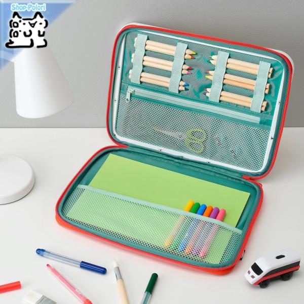 IKEA - イケア - MALA -モーラ- ポータブルお絵描きケース レッド 35x27 cm ...